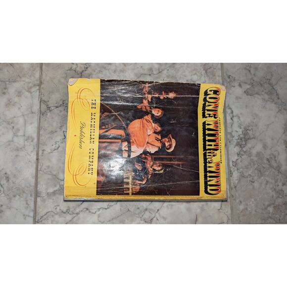 Gone With the Wind 1940 Vintage PB Book Motion Picture Edition Margaret Mitchell - Picture 7 of 11